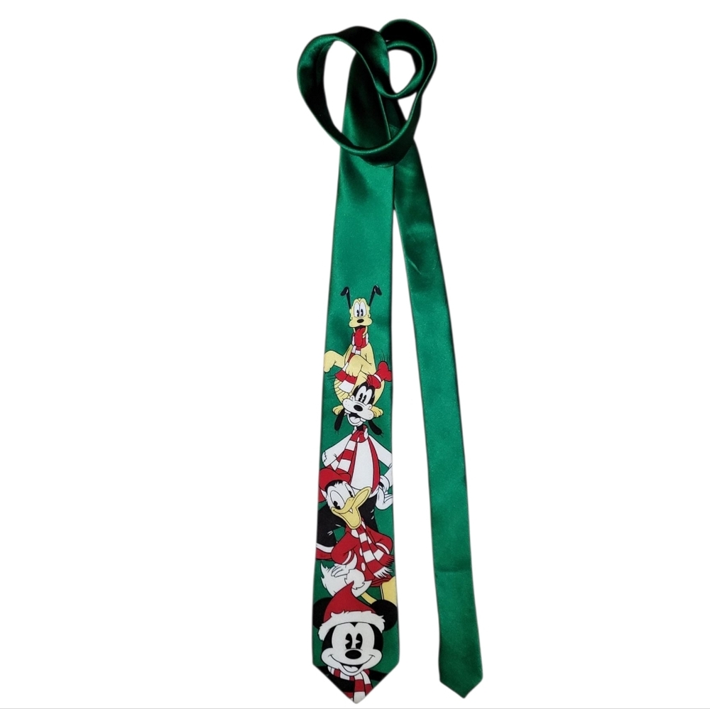 Green Disney Character Necktie